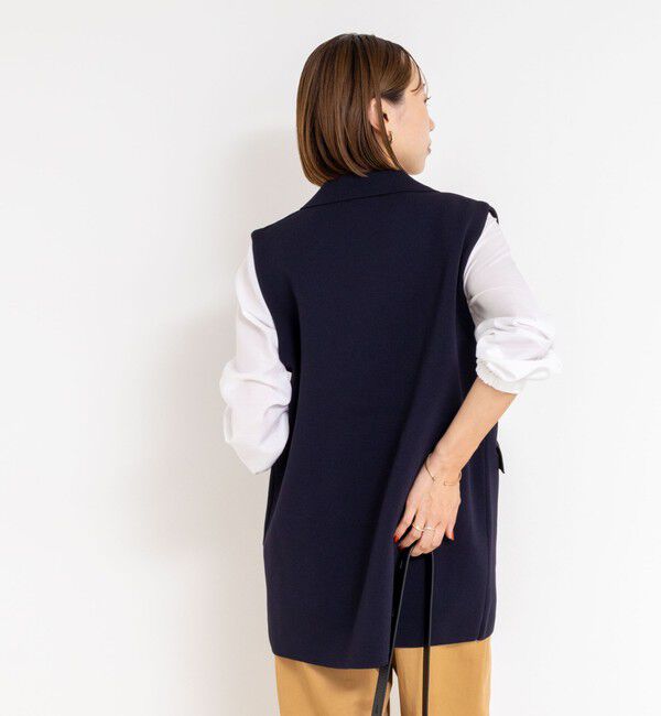 NOLLEY'S「《手洗い可能》ミラノリブニットベスト」|ベスト・ジレ|