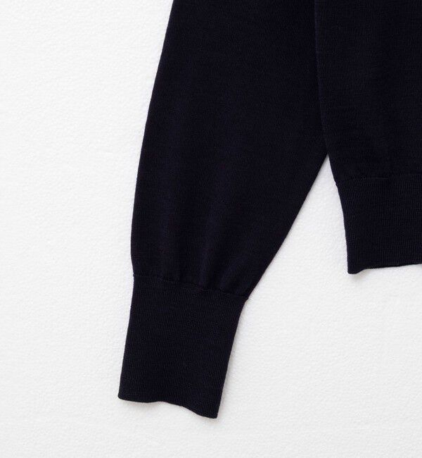 NOLLEY'S「《手洗い可能》16Gマレー襟付きカーディガン」|カーディガン|