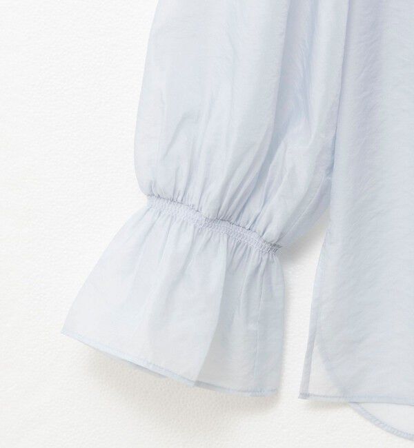 NOLLEY'S sophi「ウォッシャブルオーガンジーフリルブラウス」|シャツ・ブラウス|