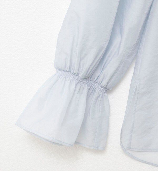 NOLLEY'S sophi「ウォッシャブルオーガンジーフリルブラウス」|シャツ・ブラウス|
