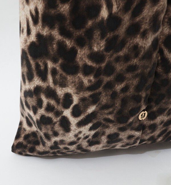 grace grace「【grace grace/グラスグラス】レオパードトリアンゴロバッグ」|エコバッグ|