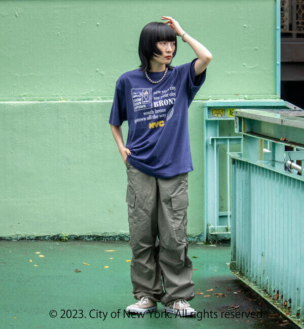 GLOSTER「【GOOD ROCK SPEED/グッドロックスピード】NYCプリントTシャツ」|Tシャツ・カットソー|