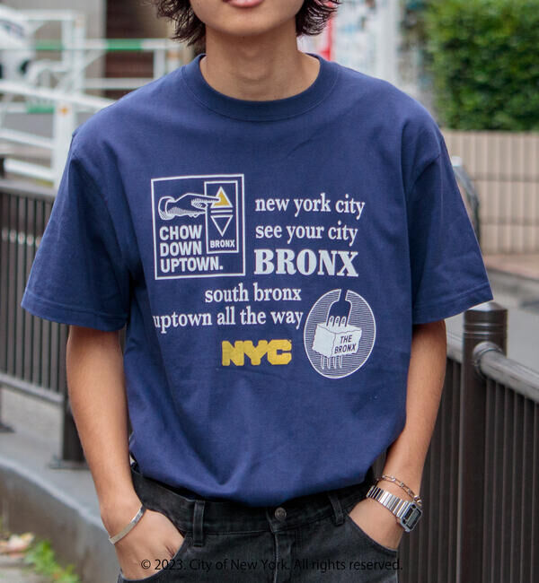 GLOSTER「【GOOD ROCK SPEED/グッドロックスピード】NYCプリントTシャツ」|Tシャツ・カットソー|