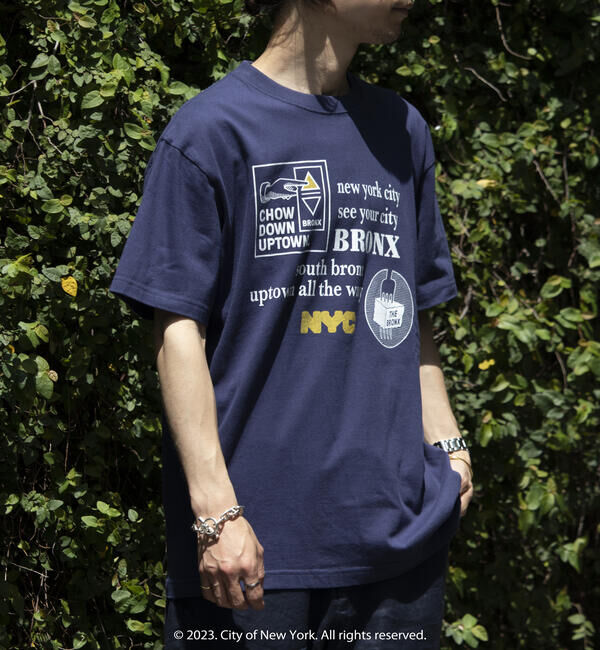 GLOSTER「【GOOD ROCK SPEED/グッドロックスピード】NYCプリントTシャツ」|Tシャツ・カットソー|