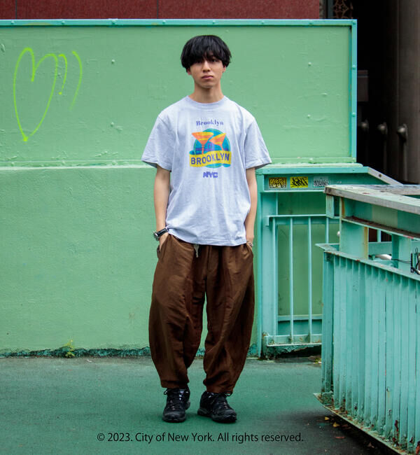 GLOSTER「【GOOD ROCK SPEED/グッドロックスピード】NYCプリントTシャツ」|Tシャツ・カットソー|