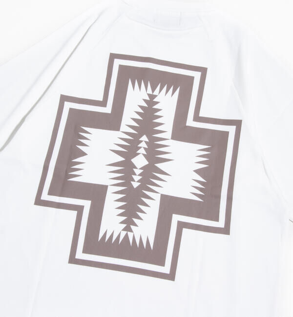 GLOSTER「【PENDLETON/ペンドルトン】バックプリント ラグランTシャツ ラウンドテール」|Tシャツ・カットソー|