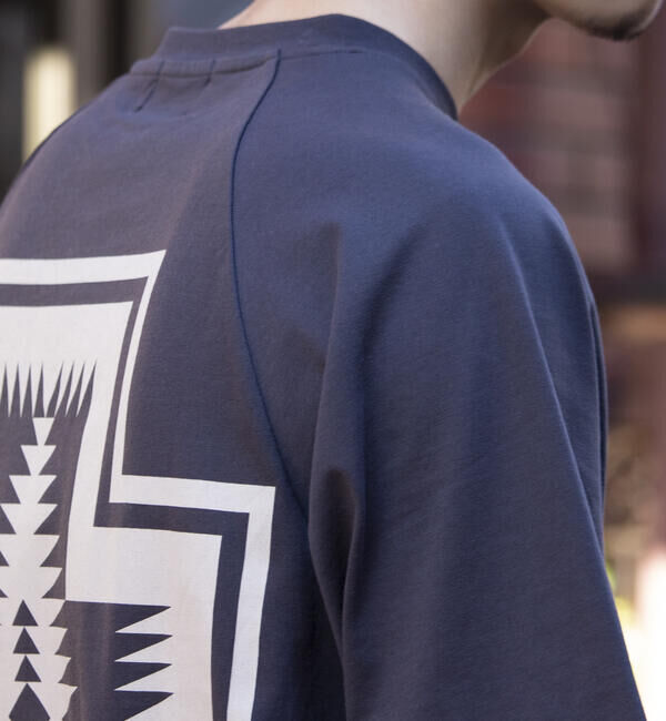 GLOSTER「【PENDLETON/ペンドルトン】バックプリント ラグランTシャツ ラウンドテール」|Tシャツ・カットソー|
