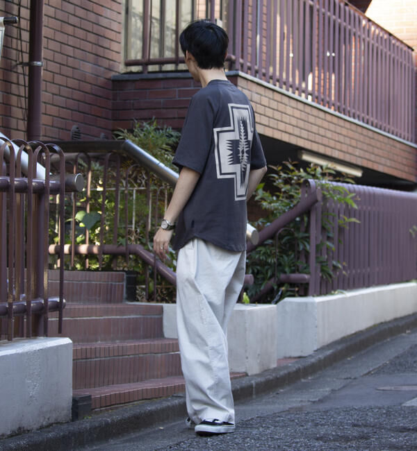 GLOSTER「【PENDLETON/ペンドルトン】バックプリント ラグランTシャツ ラウンドテール」|Tシャツ・カットソー|