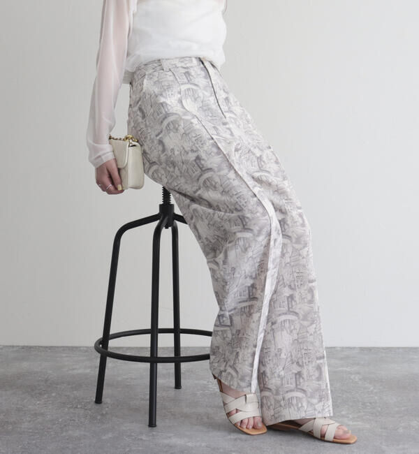 fredy emue「ランドスケープ柄パンツ」|その他|グレー系その他