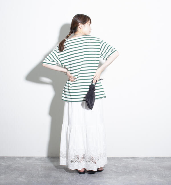 GLOSTER「【GLOSTER/グロスター】バスクシャツ ボーダーTシャツ ショートスリーブ」|Tシャツ・カットソー|