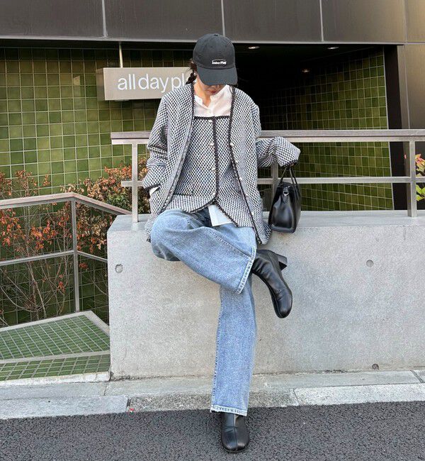 fredy emue「【入卒/セレモニー】ファンシーツィードビスチェ」|シャツ・ブラウス|