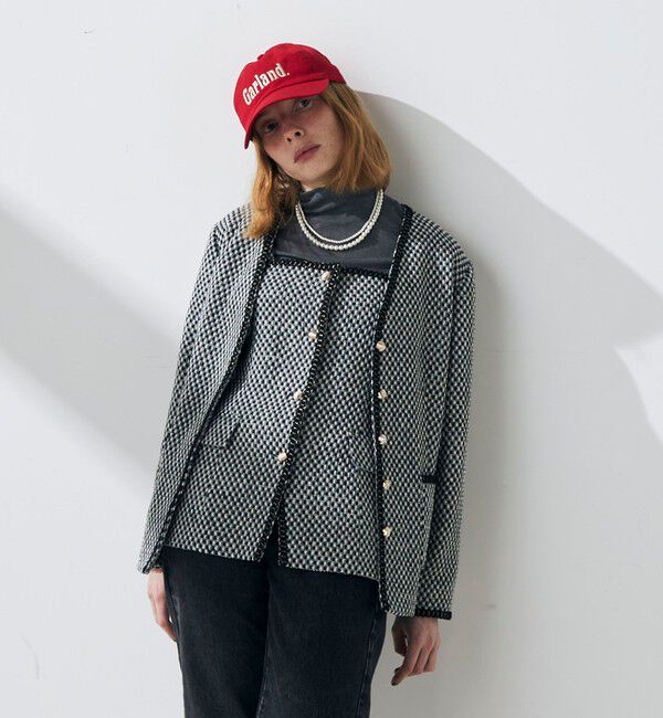 fredy emue「【入卒/セレモニー】ファンシーツィードビスチェ」|シャツ・ブラウス|