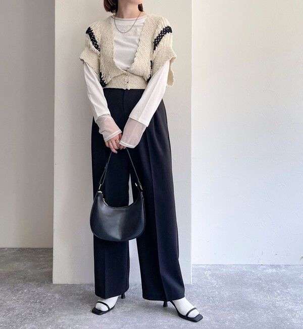 fredy emue「ハンドメイドかぎ編みビスチェ」|ニット・セーター|