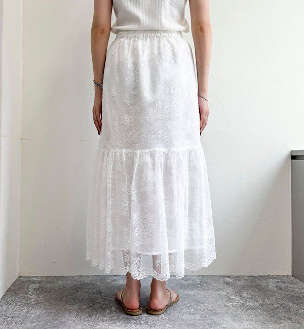 fredy emue「2WAYスカラレースギャザースカート」|スカート|
