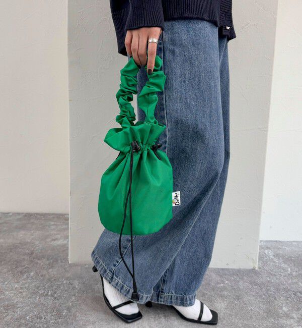 fredy emue「【Drifter/ドリフター】ギャザーハンドル巾着２WAYショルダーバック」|ショルダー・メッセンジャー|