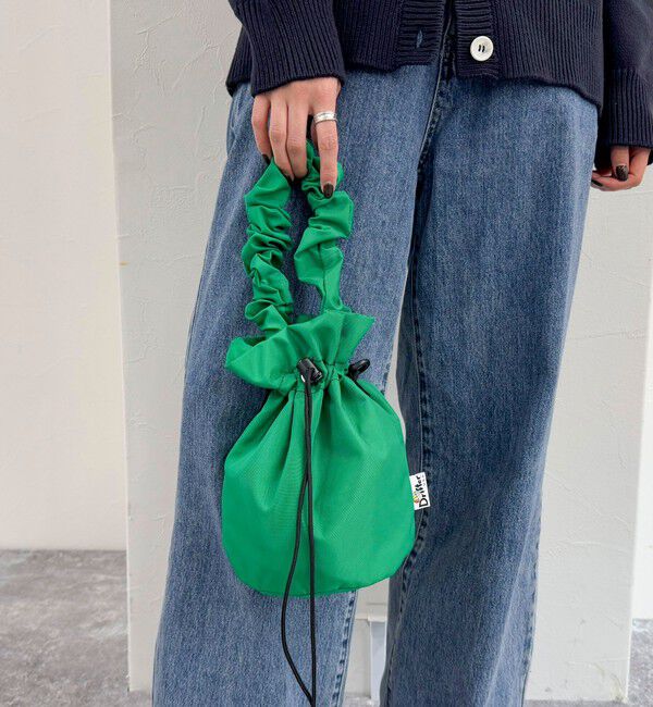 fredy emue「【Drifter/ドリフター】ギャザーハンドル巾着２WAYショルダーバック」|ショルダー・メッセンジャー|