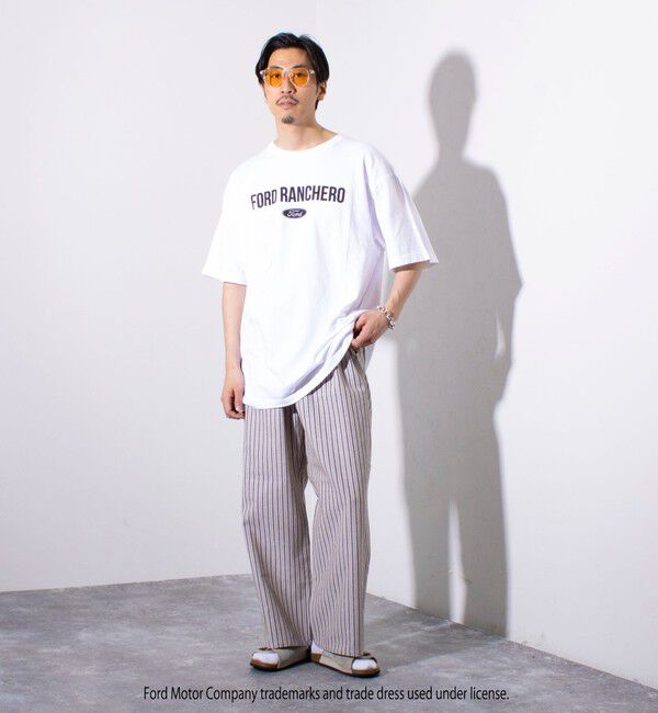 GLOSTER「【GOOD ROCK SPEED】フォード / 車 / FORD / ロゴ プリントTシャツ」|Tシャツ・カットソー|