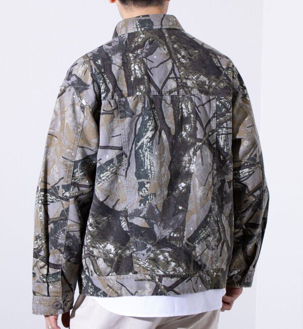 GLOSTER「【GLOSTER/グロスター】バイオウォッシュ ファティーグジャケット ミリタリーブルゾン」|ブルゾン・スタジャン|