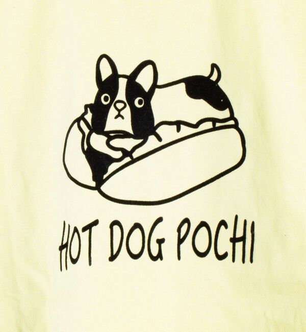 FREDY MAC「【POCHITAMALAND/ポチタマランド】HOT DOG POCHI ホットドッグポチ Tシャツ」|Tシャツ・カットソー|