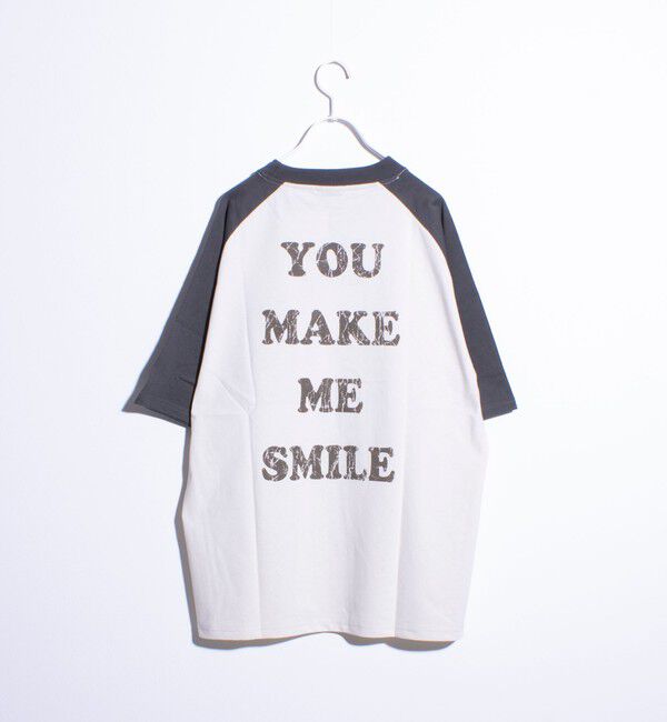 GLOSTER「【Disney】【TOM&JERRY】ピグメント/ラグランスリーブ プリントTシャツ 」|Tシャツ・カットソー|