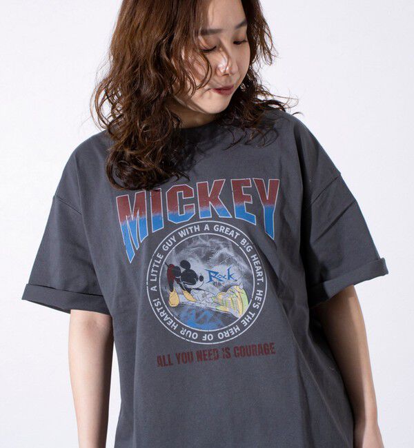 GLOSTER「【Disney】【TOM&JERRY】ピグメント/ラグランスリーブ プリントTシャツ 」|Tシャツ・カットソー|