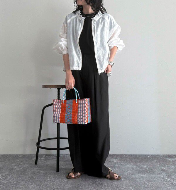 fredy emue「シアーフリルカラーZIPブルゾン」|ブルゾン・スタジャン|