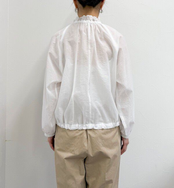 fredy emue「シアーフリルカラーZIPブルゾン」|ブルゾン・スタジャン|