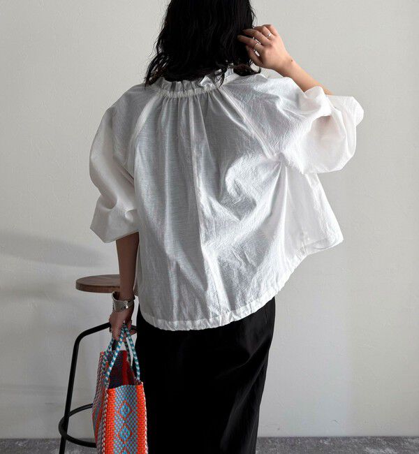 fredy emue「シアーフリルカラーZIPブルゾン」|ブルゾン・スタジャン|