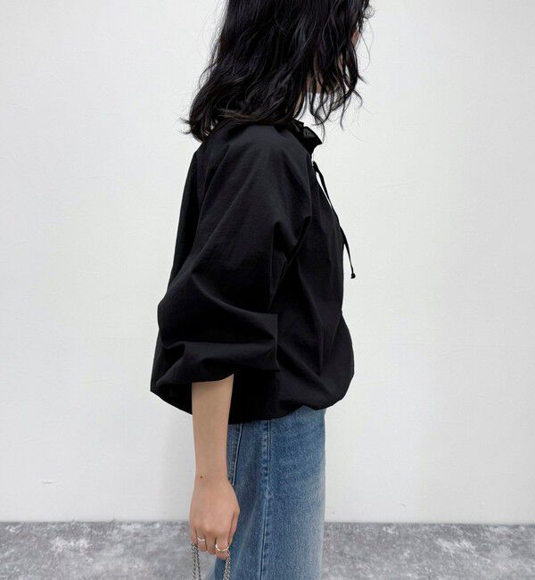 fredy emue「シアーフリルカラーZIPブルゾン」|ブルゾン・スタジャン|