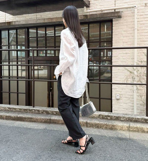 fredy emue「LINEN100バンドカラーシャツ」|シャツ・ブラウス|