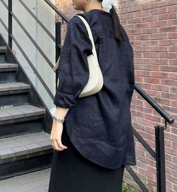 fredy emue「LINEN100バンドカラーシャツ」|シャツ・ブラウス|