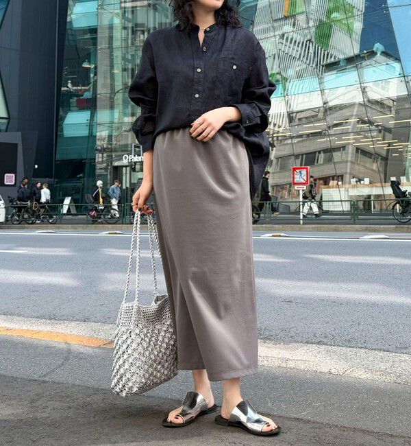 fredy emue「LINEN100バンドカラーシャツ」|シャツ・ブラウス|