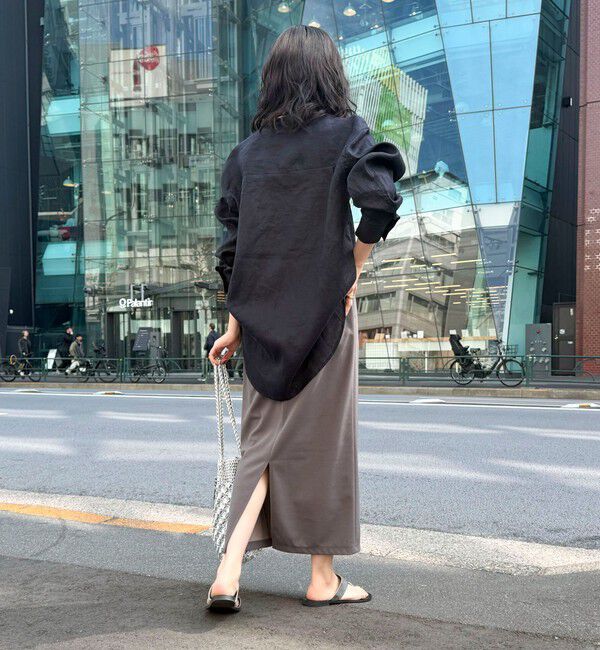 fredy emue「LINEN100バンドカラーシャツ」|シャツ・ブラウス|