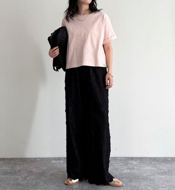 fredy emue「【新色追加！】ベーシッククロップド丈Tシャツ」|Tシャツ・カットソー|