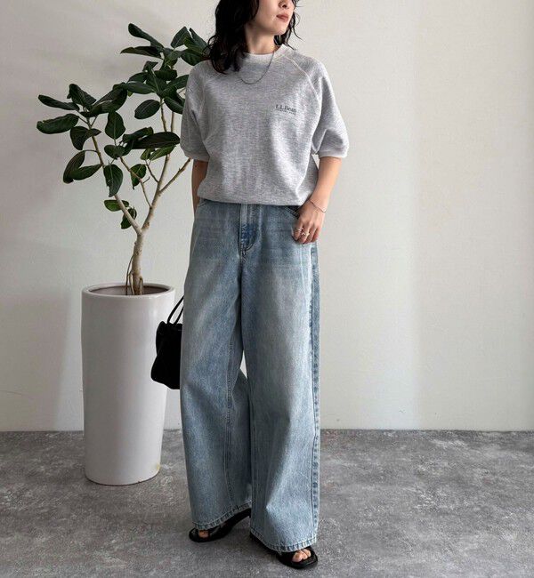 fredy emue「ルーズストレートデニムパンツ」|デニム|