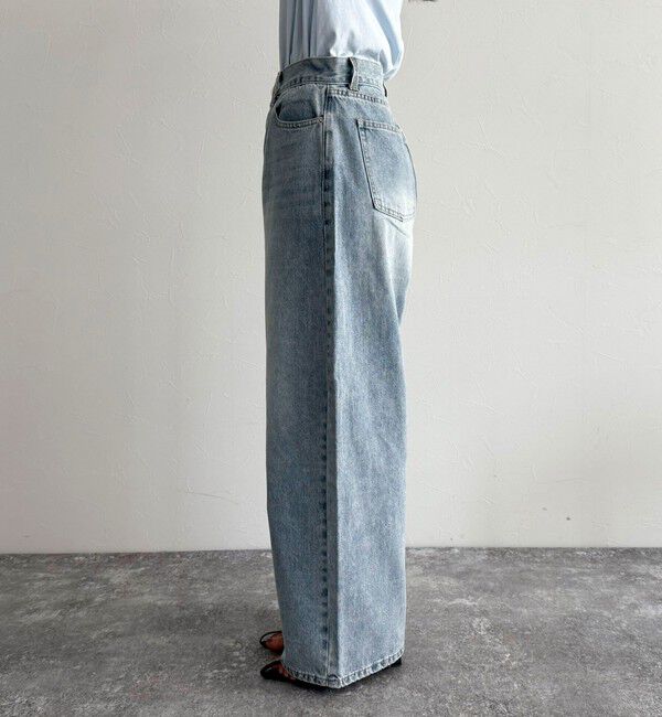 fredy emue「ルーズストレートデニムパンツ」|デニム|