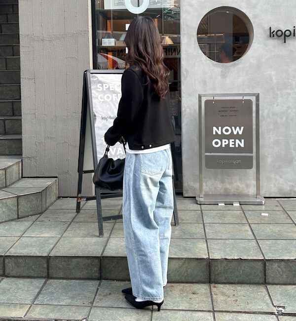 fredy emue「ルーズストレートデニムパンツ」|デニム|