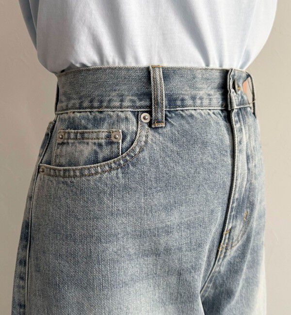 fredy emue「ルーズストレートデニムパンツ」|デニム|