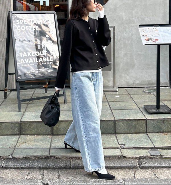 fredy emue「ルーズストレートデニムパンツ」|デニム|