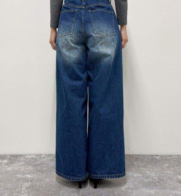 fredy emue「ルーズストレートデニムパンツ」|デニム|