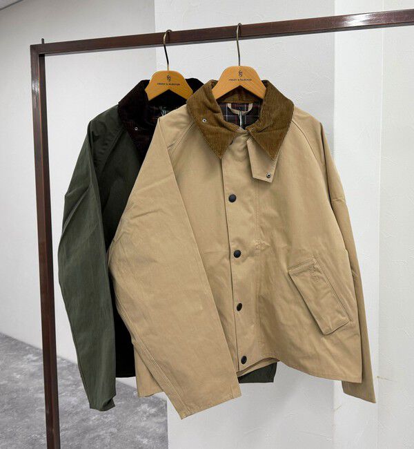 fredy emue「【barbour】os transporter casual jacket」|テーラードジャケット|ベージュ