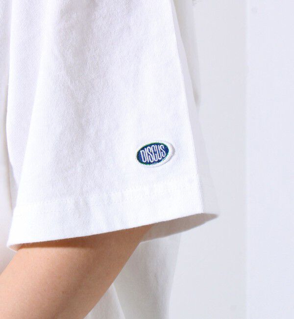 GLOSTER「【MICKEY&times;DISCUS ATHLETIC】コラボ プリント 半袖 クルーネックTシャツ」|Tシャツ・カットソー|