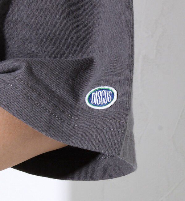 GLOSTER「【MICKEY&times;DISCUS ATHLETIC】コラボ プリント 半袖 クルーネックTシャツ」|Tシャツ・カットソー|