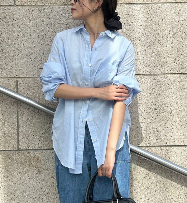 fredy emue「刺繍入りオーバーシャツ」|シャツ・ブラウス|