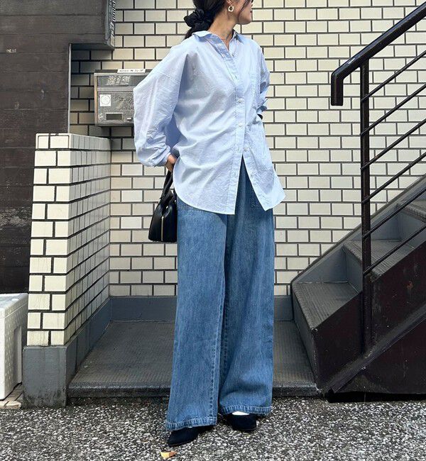 fredy emue「刺繍入りオーバーシャツ」|シャツ・ブラウス|