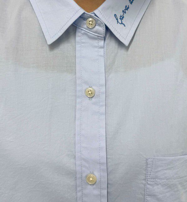 fredy emue「刺繍入りオーバーシャツ」|シャツ・ブラウス|