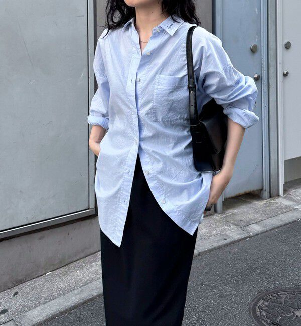 fredy emue「刺繍入りオーバーシャツ」|シャツ・ブラウス|