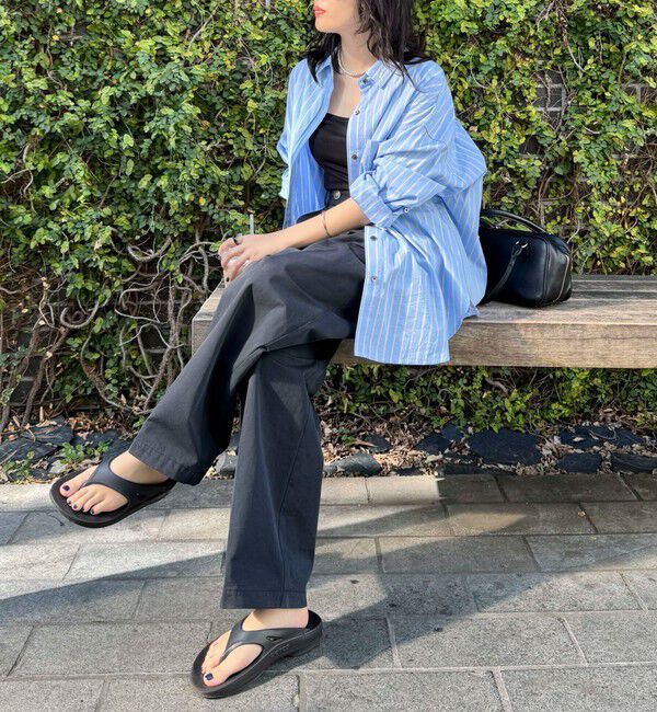 fredy emue「刺繍入りオーバーシャツ」|シャツ・ブラウス|