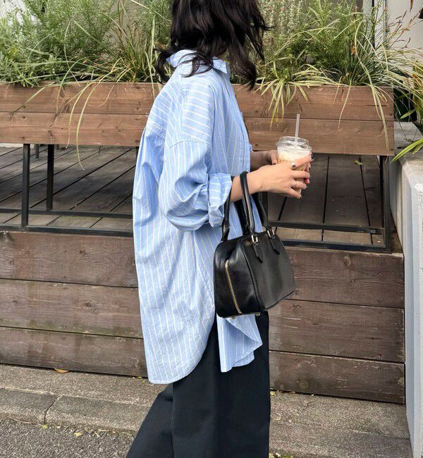 fredy emue「刺繍入りオーバーシャツ」|シャツ・ブラウス|