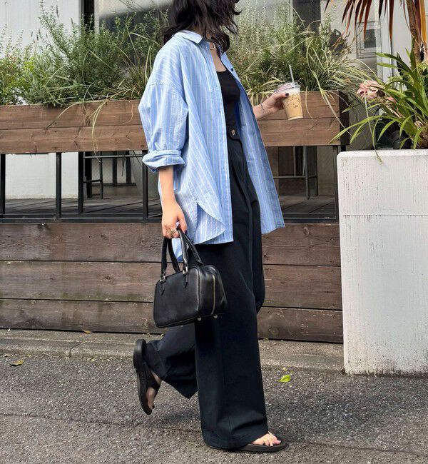 fredy emue「刺繍入りオーバーシャツ」|シャツ・ブラウス|